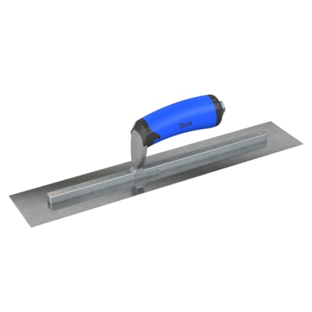 Steel City Trowels By Bon Finish Trowel, Square, Carbon Steel, 16 X 3, Comfort Grip 67-233